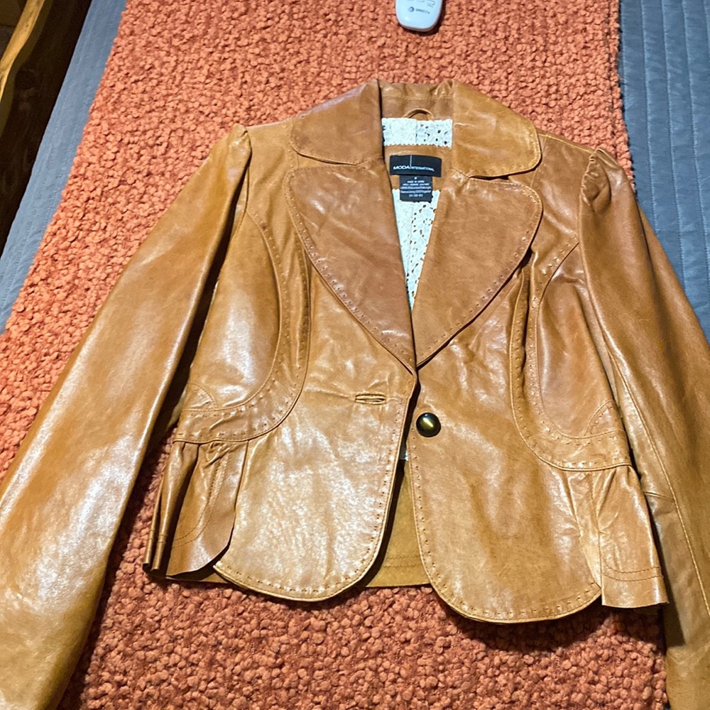 Leather jacket